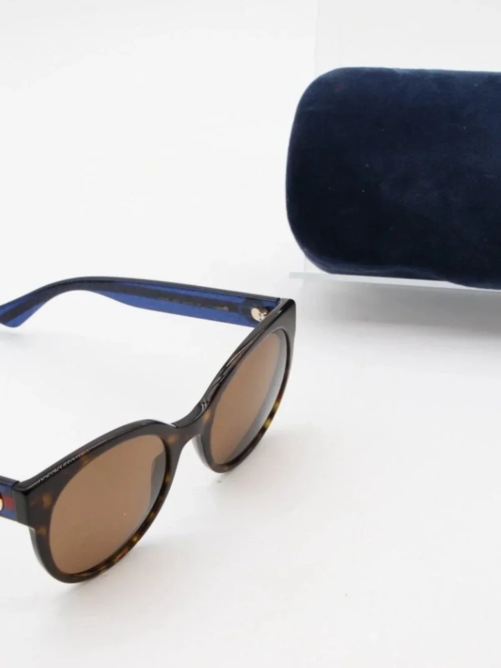 Gucci Sunglasses GG0035S 004 54-22-140 - Blue/Brown